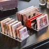 Acrylic Cash Tray 7 Slots File Organizer for Desk Clear