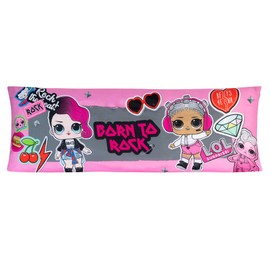 Franco Kids Bedding Super Soft Microfiber Zippered Body Pillow Cover, 54 in x 20 in, LOL Surprise