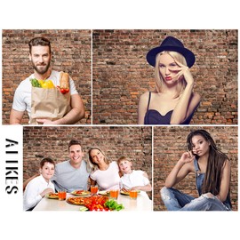 AIIKES 7x5FT Brick Wall Photography Backdrop Red Brick Ancient Theme Stone Brick Design Photography Backdrop Baby Birthday Party Decoration Photo Booth Studio Prop 12-072