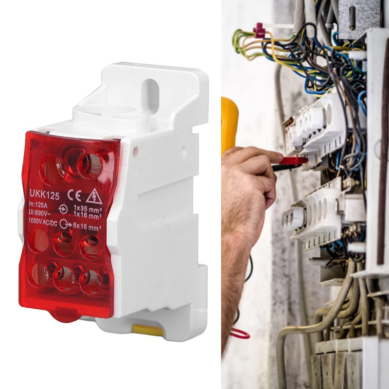 Junction Box for DIN Rail, UKK-125A 690V Terminal Block, Distribution