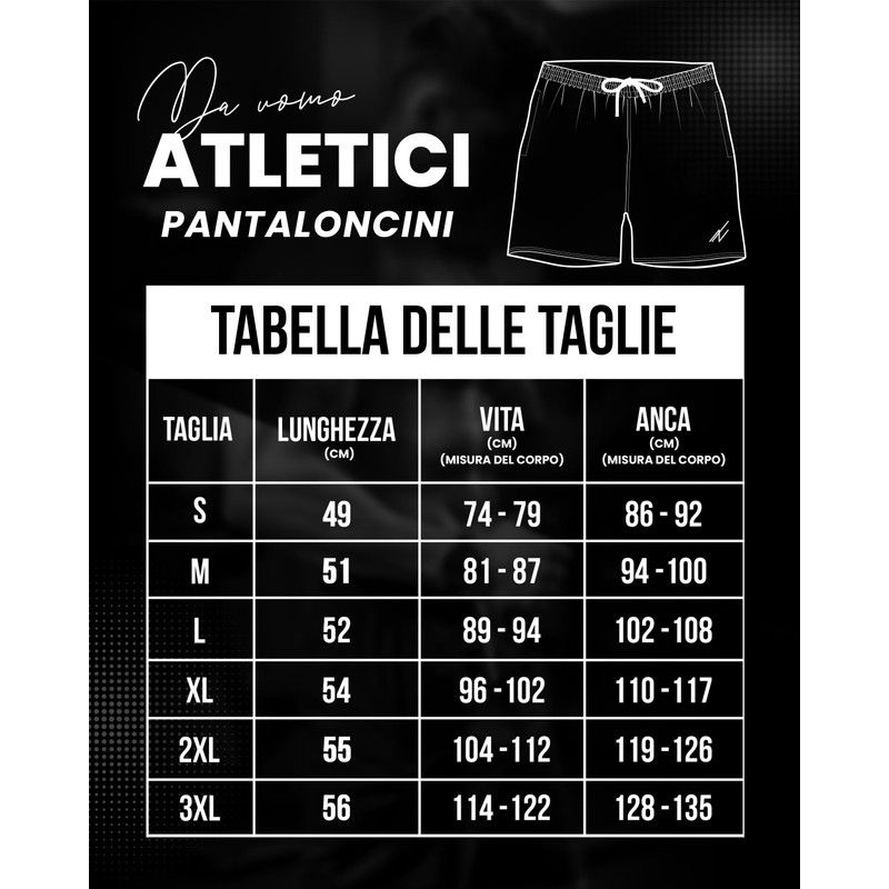 NY Threads Pantaloncini Sportivi da Uomo – Asciugatura Rapida, vestibilità