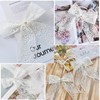 Uoocg Curtain Tie Backs Bow White Curtain Straps Adjustable Curtain