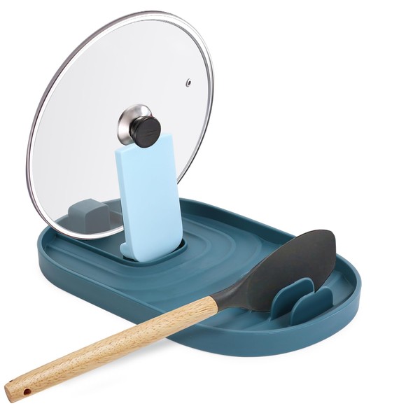 Pot Lid Holder Cooking Spoon Rest Multifunctional Kitchen Utensil Rest