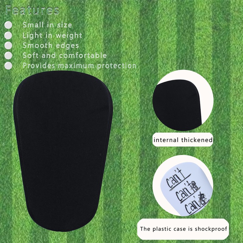 Lolileo Mini Football Shin Guards,2PCS Football Shin Guards,Universal Football Protective