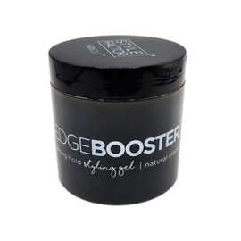 Style Factor Edge Booster HIDEOUT Styling Gel 16.9 Oz | Darkens Gray Hair with Strong Hold and High Shine (Natural Black), 16.9 Fl Oz (Pack of 1)