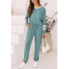 PRETTYGARDEN Women's 2025 Fall Two Piece Outfit Long Sleeve Crewneck