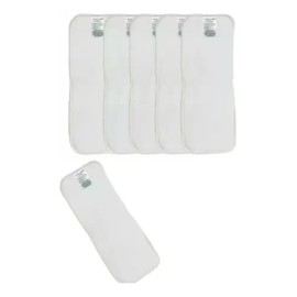 Absorbente Refuerzo De Bambú Para Pañal De Tela Ecopipo 6 Pz                                                                                          