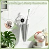 XNDGURE Traceless Suction Cup Toothbrush Holders Wall Mounted Toothbrush Holders