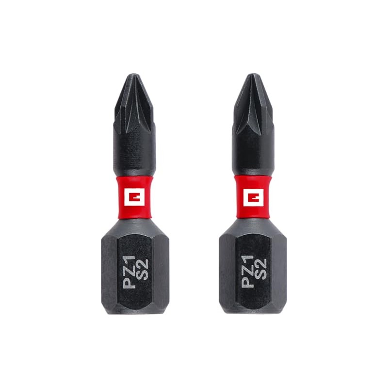 Original Einhell Impact Bits 2 Piece 25mm PZ1 (S2 Steel