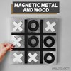 Play Platoon Magnetic Tic Tac Toe Game - Large Metal