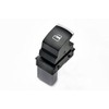 Elek Window Regulator Switch Aluminium Look Button Green for Skoda