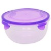 Sure Fresh Round Plastic Storage Bowls with Clip-Lock Lids, 51