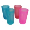 Boris 100 Vasos De Colores 468ml Plástico