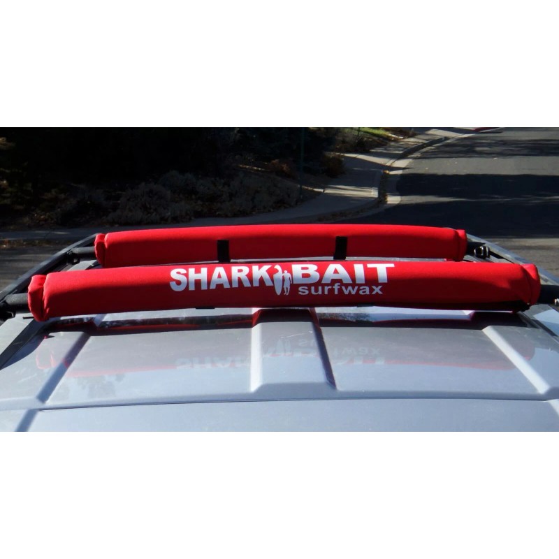 Sharkbaitsurfwax 30" SHARKBAIT AERO roof rack pads RED for 2