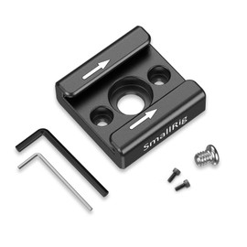 SMALLRIG Cold Shoe Mount Adapter mit 1/4 Zoll Gewindeloch für Kamera und Camcorder Rigs – 1241