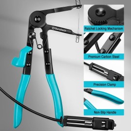 DURATECH 27-inch Flexible Hose Clamp Plier Spring Plier Automotive Clamp Removal