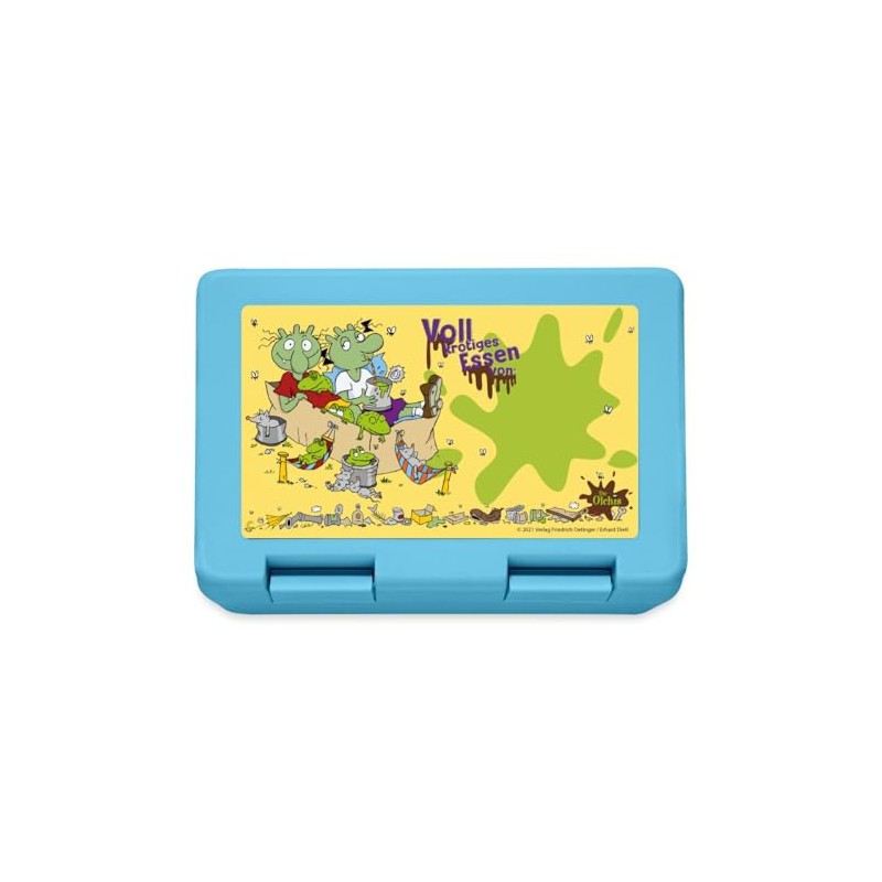 Spreadshirt Die Olchis Classic Krötiges Essen Lunch Box, One Size,