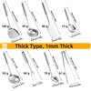 HOLADAWN Stainless Steel Kitchen Cooking Utensil Set - 8 Pcs