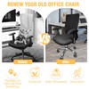 Tottist 4 Pcs Office Chair Covers Set Computer Universal Protective