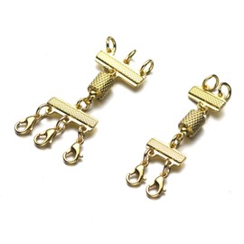 Zpsolution Multi Strand Clasps, Necklace Connectors for Multiple Necklaces Seperator Clasps for Layered Look