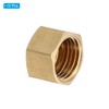 PATIKIL G1/4'' Female Thread Brass Hex Pipe Plug, Set of