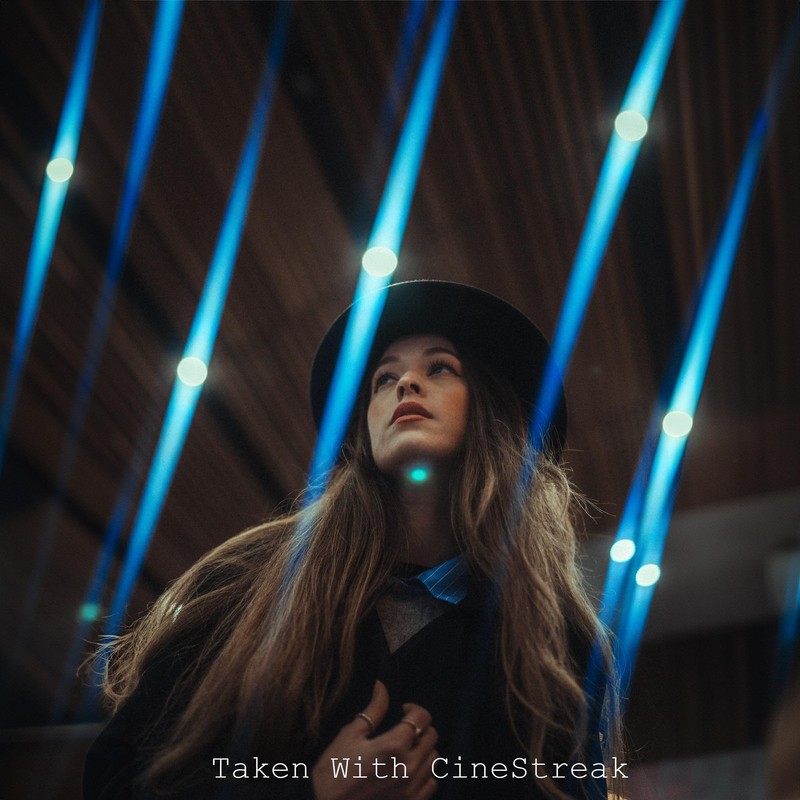 Tide Optics CineStreak Blue Streak Filter 77 mm - Anamorphic