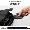 Elecom U3HC-H060BK USB Hub 6-in-1 USB-C Connection, USB C x