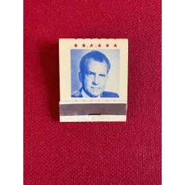 1968, Richard Nixon, "Un-Used",  "NIXON'S THE ONE!" Matchbook (Scarce/Vintag