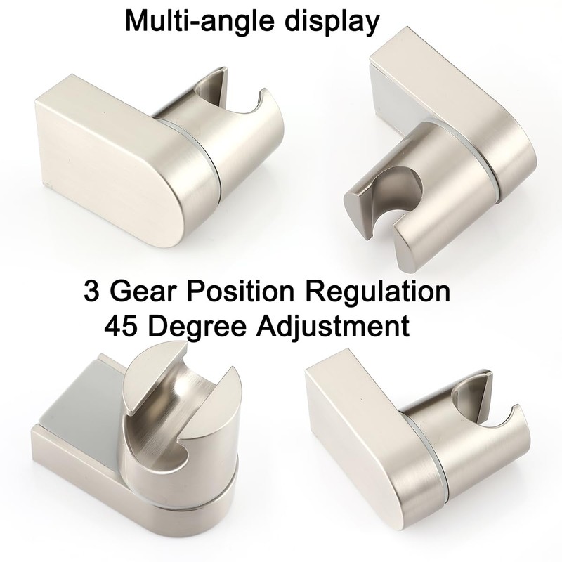 Muxios On Wall Mount Shower Bracket for Handheld Shower Head,