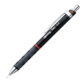 rOtring Tikky Colour-Coded Mechanical Pencils | 0.5 mm | Black Barrel | Box of 12