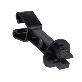 The Insulators for Electric Farm Fence Wire, U Post Extended Electric Fence Insulator (Black, 25)