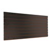 SSWBasics 4 ft x 2 ft Horizontal Black Slatwall Panels