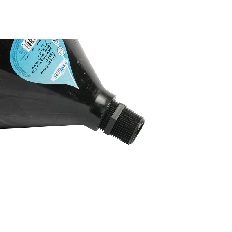 WirthCo 32410 Funnel King 1" Thread Polyethylene Drum Funnel -