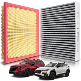 AUTOKAY Cabin Engine Air Filter Kit Fits for Subaru Outback 2020-2025 Crosstrek 2018-2025 Ascent 2019-2025 Impreza 2017-2025 Legacy 2020-2025 RE# 87139-58010 16546-AA16A 87139-F4030 16546-AA150