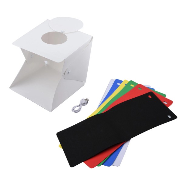 Universal 9" White Portable Small LED Photography Studio Soft Box
