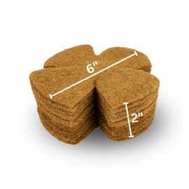 Natural Jute Pads, Bird nest, Canary nest Material, Parakeet, Bird nest Material, Nesting, nest pad, Finch Nesting Material, Breathable, Durable and Reusable Without Chemicals, (Pack of 10)