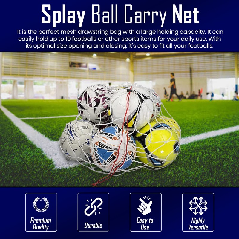 Ball carry net Holds 10 Ball Carry Net Holdall Holds