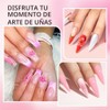 MelodySusie Juego de 3 Pinceles para Uñas Acrílicas (Tallas 8,