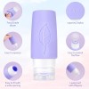 19 Botellas Viaje Silicona Recipientes Para Artículos Ase
