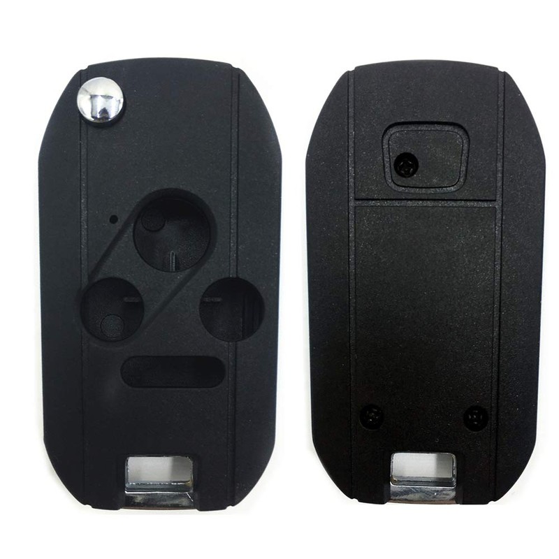 Ezzy Auto - Funda con llave abatible de 3+1 botones,