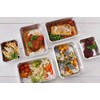 PRECIOUS LONDON Aluminium Foil Food Containers with Lids, 50 Pack,