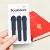 SMUK 3pcs Book Marks for Reading Women, Silicone Automatic Bookmarks