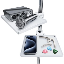 Universal Microphone Stand Tray (1, White)