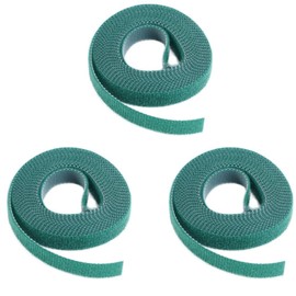 Kopida Green Plant Ties 3 Rolls Green Garden Twine Plant Ties Nylon Plant Bandage Garden Hook Loop Bamboo Cane Wrap Support DIY Home Garden Accessories
