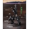Super Clamp Camera Mount, 360° Dual Ballhead Magic Arm &