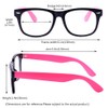 Outray Oversized Square Blue Light Blocking Glasses for Women Anti