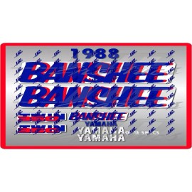 banshee 1988 yamaha banshee full graphics kit decals oem specs .THICK AND HIGH GLOSS
