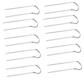 JFFX 50 Pcs Sewing U Pins, 0.9 Inch Fork Pins for Quilting Needle Crafts Pins Double Blocking Pins Multipurpose Straight Pins for DIY Sewing Jewelry Craft Making Home Decor