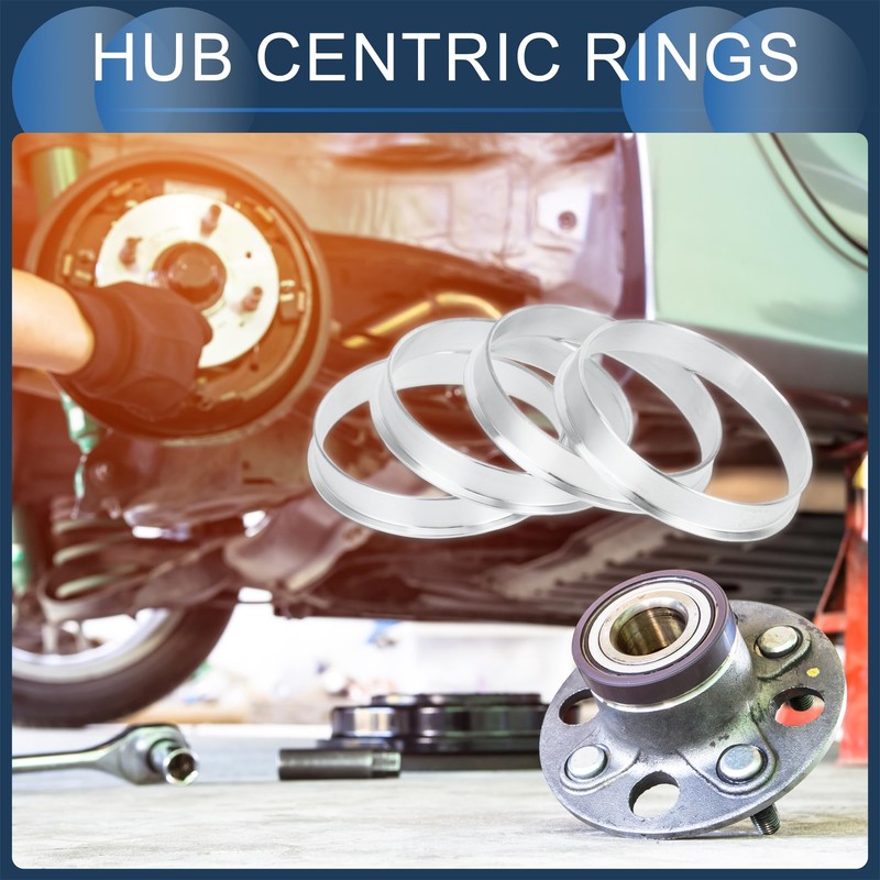 INFINAUTO 4PCS Hub Centric Ring 54.1mm ID to 56.6mm OD