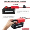 2 Packs Power Wheel Adapter for Milwaukee M18 Battery Adapter
